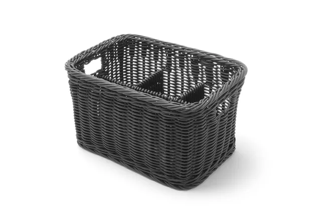 Koszyk na sztućce, czarny, 260x180x150mm HENDI 426074