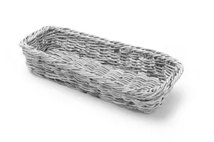 Koszyk na sztućce, jasnoszary, 270x100x45mm HENDI 426081