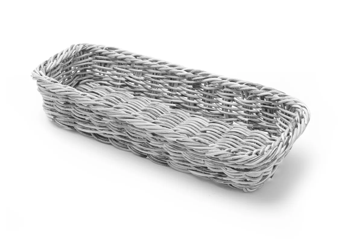 Koszyk na sztućce, jasnoszary, 270x100x45mm HENDI 426081