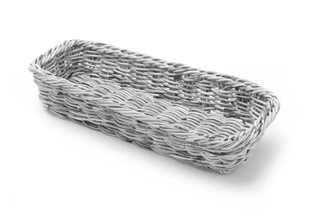 Koszyk na sztućce, jasnoszary, 270x100x45mm HENDI 426081