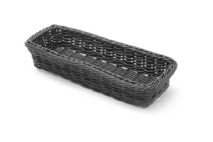 Koszyk na sztućce, czarny, 270x100x45mm HENDI 426098