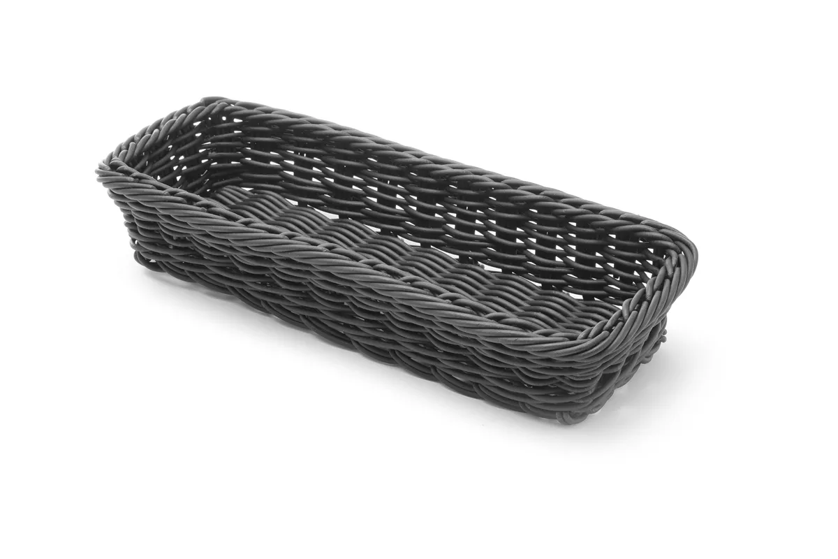 Koszyk na sztućce, czarny, 270x100x45mm HENDI 426098