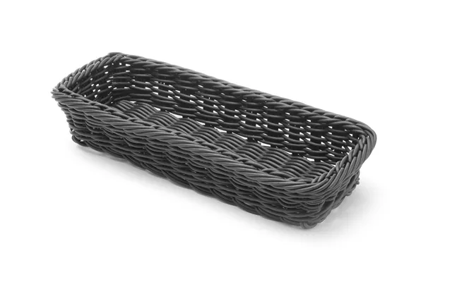 Koszyk na sztućce, czarny, 270x100x45mm HENDI 426098