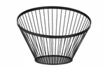 Koszyk do owoców czarny, ⌀300x205mm HENDI 427071