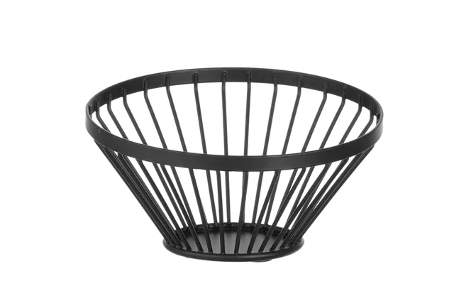 Koszyk do owoców czarny, ⌀150x80mm HENDI 427095