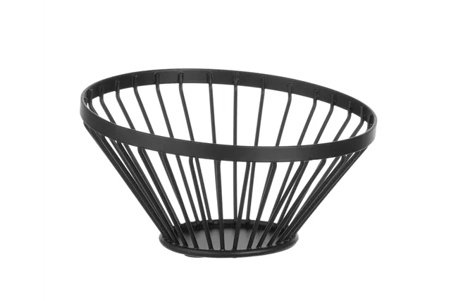 Koszyk do owoców czarny, ⌀150x80mm HENDI 427095