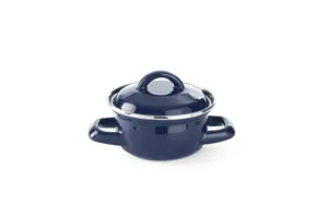 Garnek do zup i sosów z pokrywką, 0,3L, niebieski, ⌀115x90mm HENDI 625804