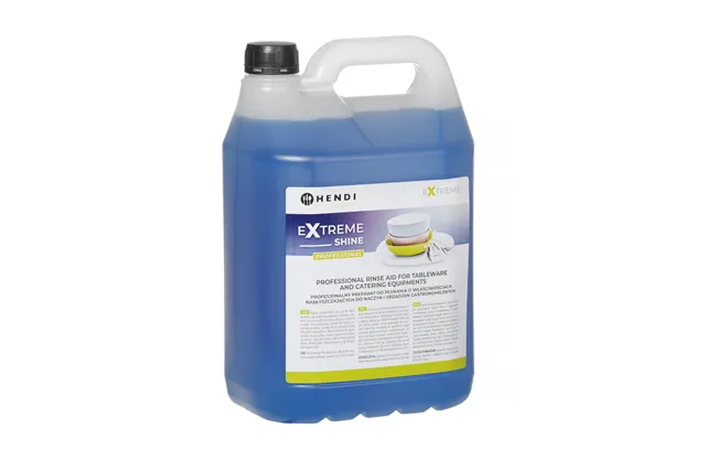 Extreme Shine Profesjonalny preparat do płukania nabłyszczającydo naczyń i urządzeń gastronomicznych 5 l HENDI 975022