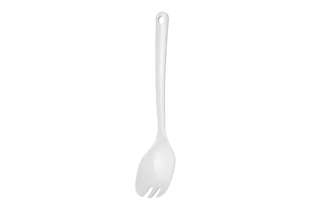 Widelec do sałatek, biały, 305x65mm HENDI 564004