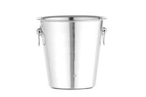 Wiadro do szampana, 3,3L, srebrny, ⌀220x190mm BarUp 593202