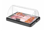 Pojedyncza witrynka chłodząca roll-top Duo UNIQ Pojedyncza czarny 460x355x220 Prostokątny HENDI 871805