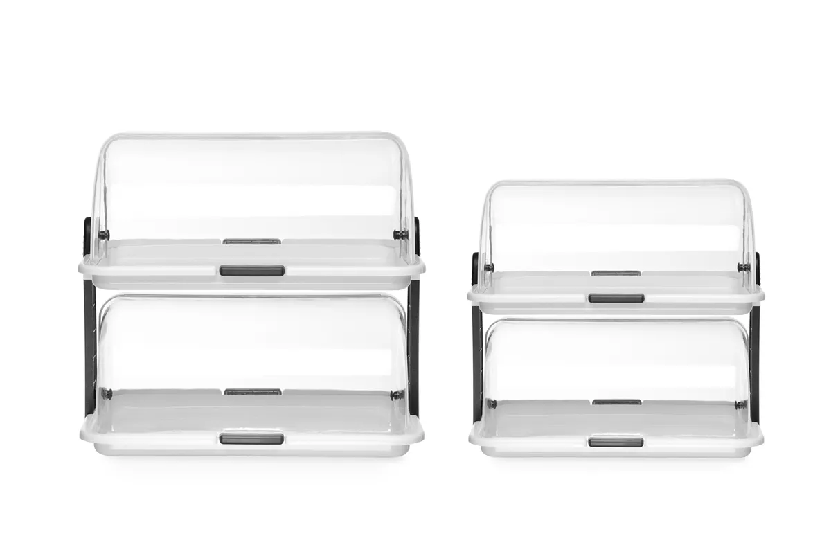 Witrynka Roll top - podwójna, 465x310x410mm HENDI 871713