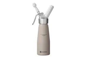 Syfon do bitej śmietany, 0,5L, Taupe, ⌀80x260mm HENDI 975893