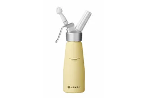 Syfon do bitej śmietany, 0,5L, Pastelowy żółty, ⌀80x260mm HENDI 975855