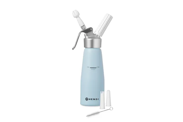 Syfon do bitej śmietany, 0,5L, Błękitny, ⌀80x260mm HENDI 975862