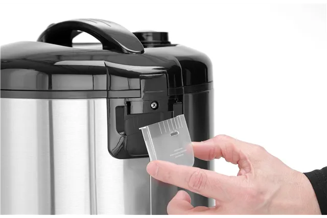 Urządzenie do gotowania ryżu i kaszy z funkcją gotowania na parze, 1,8 l, Profi Line, 1,8L, 230V/700W, ⌀280x285mm HENDI 240410