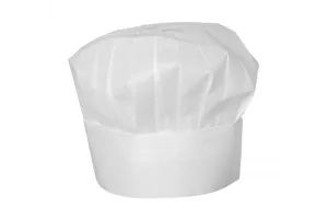 Czapka kucharska – zestaw 10 szt., biały, 10 szt., ⌀300x230mm HENDI 560044