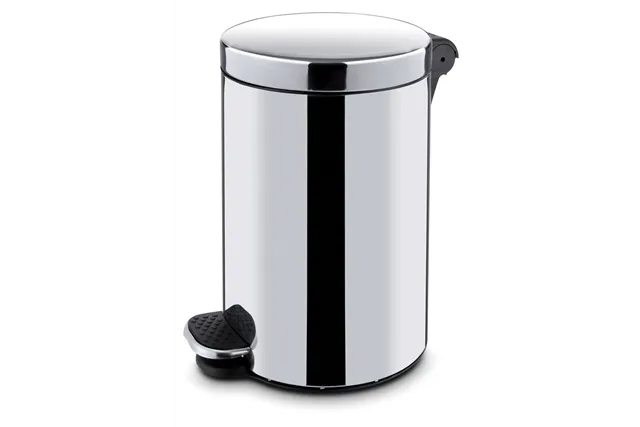 Kosz pedałowy okrągły z wkładem, 20L, ⌀300x440mm HENDI 691335