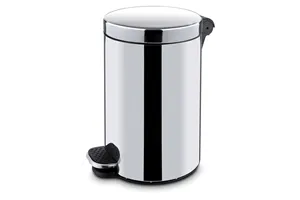 Kosz pedałowy okrągły z wkładem, 30L, ⌀300x650mm HENDI 691342