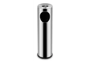 Kosz stojący z popielnicą, 15L, ⌀200x700mm HENDI 691380