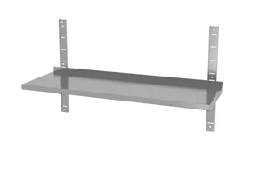 Półka wisząca regulowana, pojedyncza, z 2 konsolami, 1400x300x600mm HENDI 811801