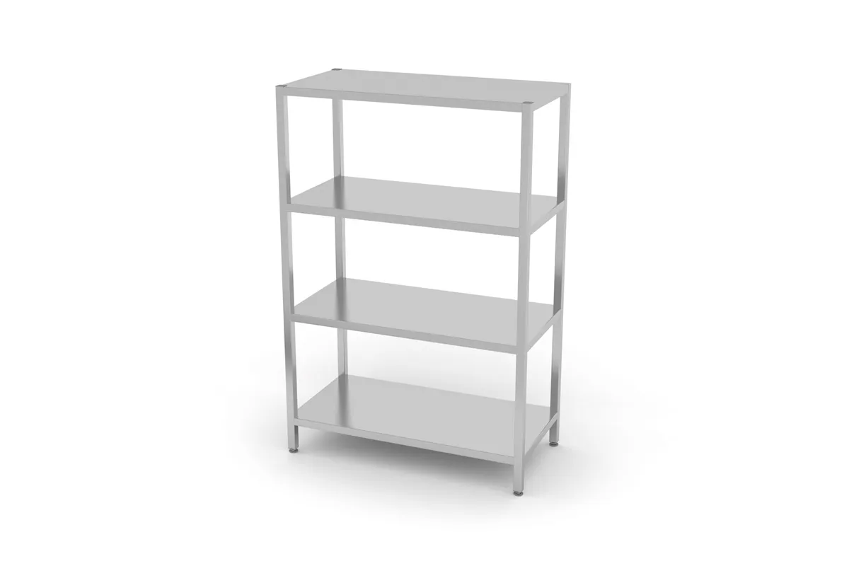 Regał magazynowy z 4 półkami pełnymi – skręcany, Kitchen Line, 1000x500x1800mm HENDI 812532