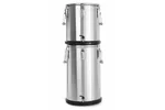 Termos do transportu żywności – z kranem, Profi Line, 20L, srebrny, ⌀330x360mm HENDI 710227