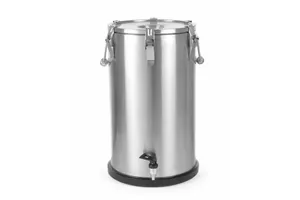 Termos do transportu żywności – z kranem, Profi Line, 35L, srebrny, ⌀330x570mm HENDI 710326