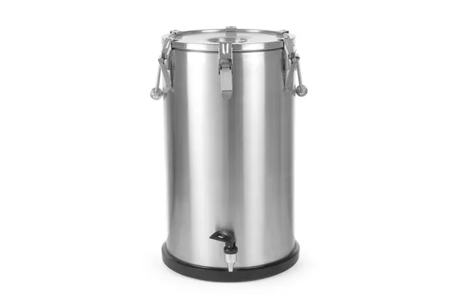 Termos do transportu żywności – z kranem, Profi Line, 35L, srebrny, ⌀330x570mm HENDI 710326