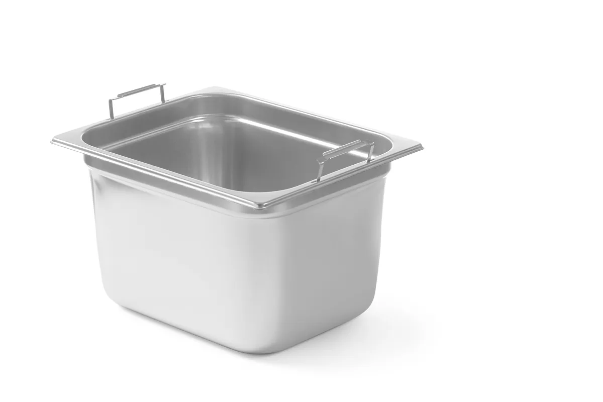 Pojemnik GN z chowanymi uchwytami, GN 1/2, 12,5L, 200mm HENDI 803400