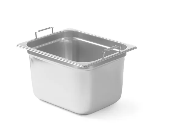 Pojemnik GN z chowanymi uchwytami, GN 1/2, 12,5L, 200mm HENDI 803400