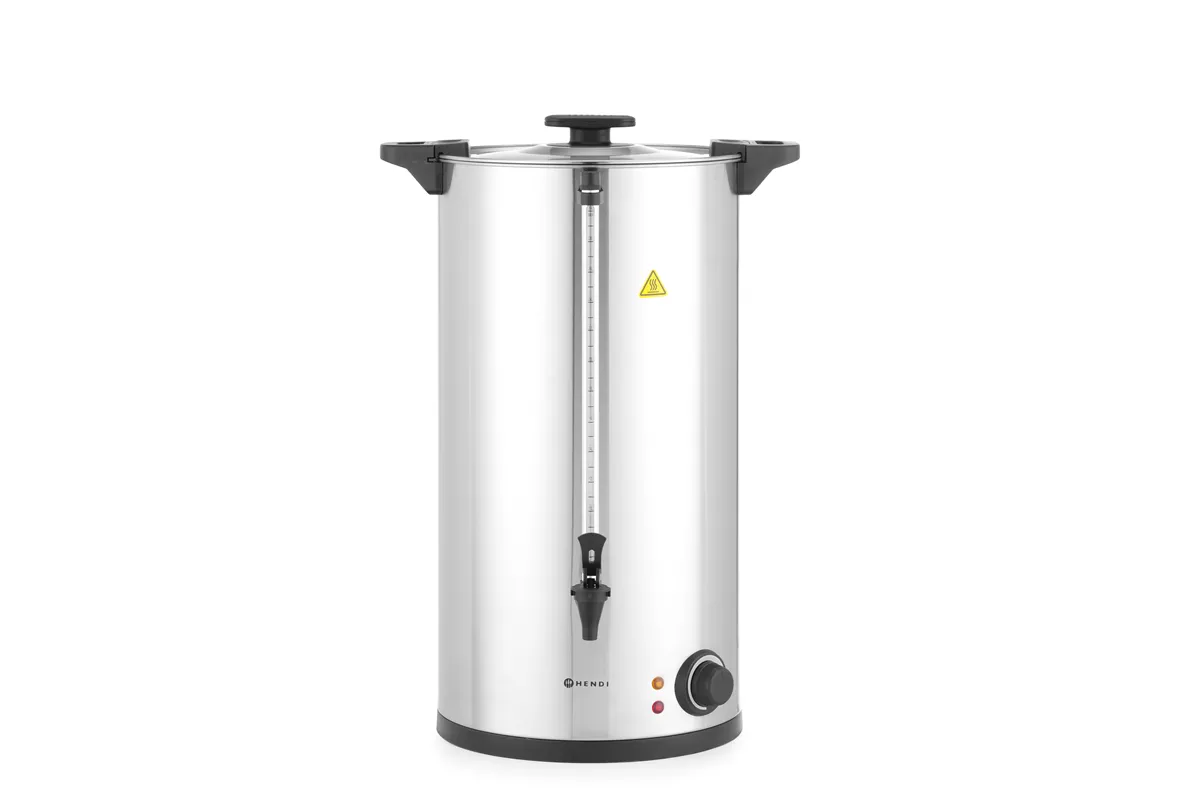 Warnik do wody o pojedynczych ściankach, ≈ 200 filiżanek w 65 min., 30L, 220-240V/2500W, 415x382x620mm HENDI 211151