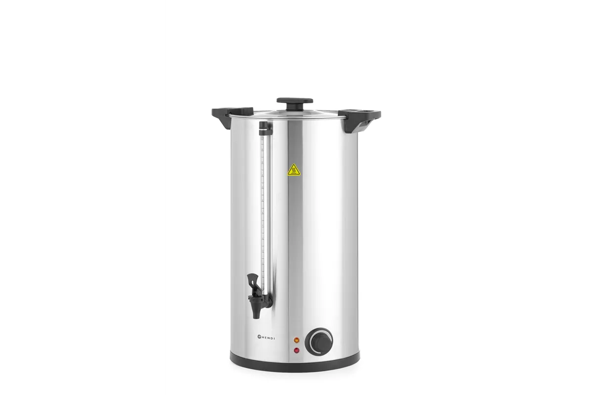 Warnik do wody o pojedynczych ściankach, ≈ 200 filiżanek w 65 min., 30L, 220-240V/2500W, 415x382x620mm HENDI 211151
