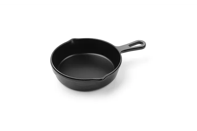 Rondelek czarny Little Chef mini okrągły, czarny, 162x121x30mm HENDI 564509