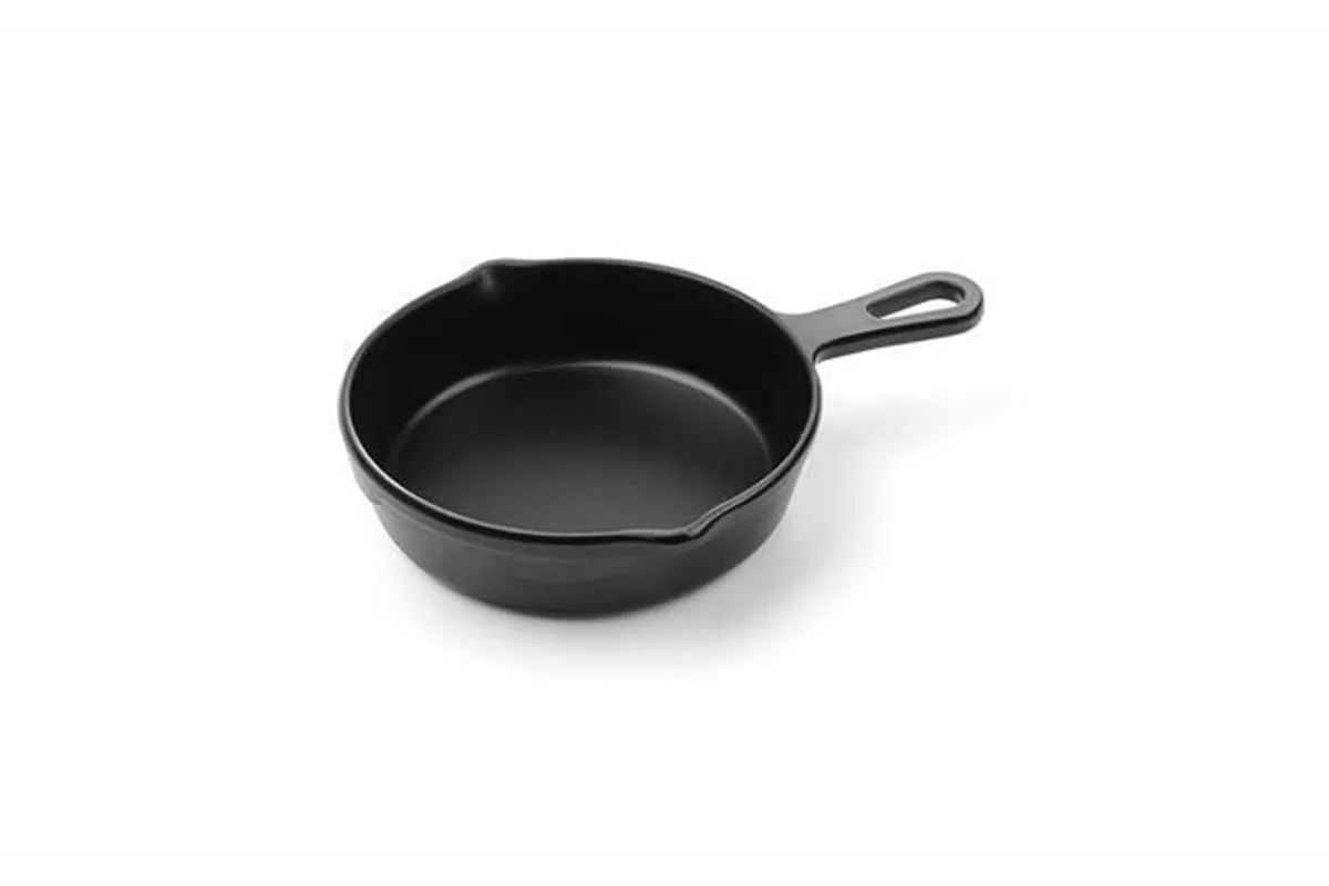 Rondelek czarny Little Chef mini okrągły, czarny, 162x121x30mm HENDI 564509