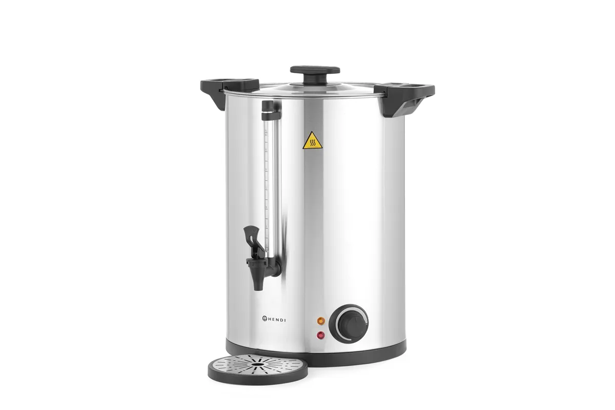 Warnik do wody o podwójnych ściankach, ≈ 120 filiżanek w 37 min., 17L, 220-240V/2500W, 415x382x480mm HENDI 211175