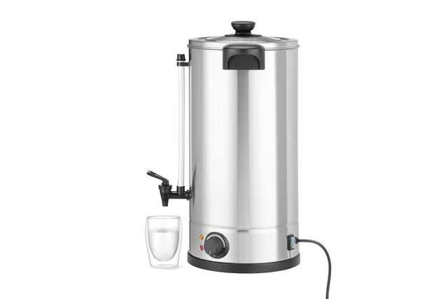 Warnik do wody o pojedynczych ściankach, ≈ 130 filiżanek w 42 min., 20L, 220-240V/2500W, 415x382x480mm HENDI 211144