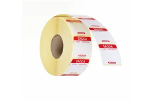 Etykiety Food Safety na każdy dzień tygodnia – wielorazowe, Środa, czerwony, 1000 szt., 25x25mm HENDI 850091