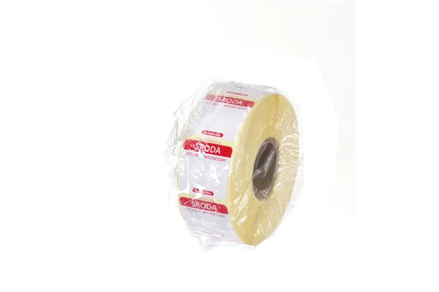 Etykiety Food Safety na każdy dzień tygodnia – wielorazowe, Środa, czerwony, 1000 szt., 25x25mm HENDI 850091