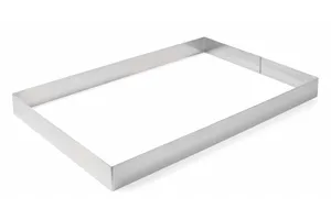 Rant piekarniczo-cukierniczy prostokątny, 585x385x50mm HENDI 512401