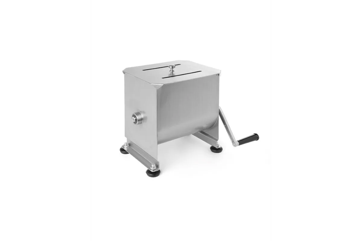 Mieszarka ręczna do farszu z dzieżą stałą, wsad mięsa: 11,7 kg, 20L, 580x250x415mm HENDI 282687