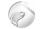 Tarcza plastry, zaokrąglone ostrze do CA-3V CA-4V CA-3V CA-31/230 CA-31/400 CA-41/230 CA-41/400 CA-62/400 FCC-5 Sammic 1010404