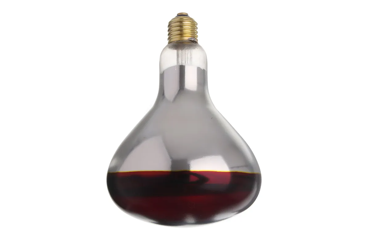 Żarówka grzewcza na podczerwień, czerwony, 230V/250W, ⌀125x170mm HENDI 919217
