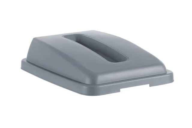 Pokrywa z otworem do kontenera prostokątnego 60 l, otwór prostokątny, jasnoszary, 660x470x30mm HENDI 691144