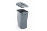 Pokrywa z otworem do kontenera prostokątnego 60 l, otwór prostokątny, jasnoszary, 660x470x30mm HENDI 691144
