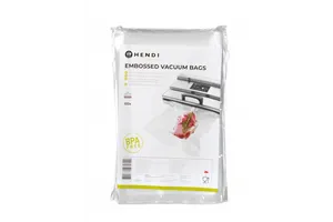 Worki moletowane do gotowania sous vide, do pakowarek listwowych i komorowych, 100 szt., 150x250mm HENDI 971390