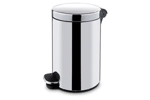 Kosz pedałowy okrągły z wkładem, 5L, ⌀210x280mm HENDI 691311