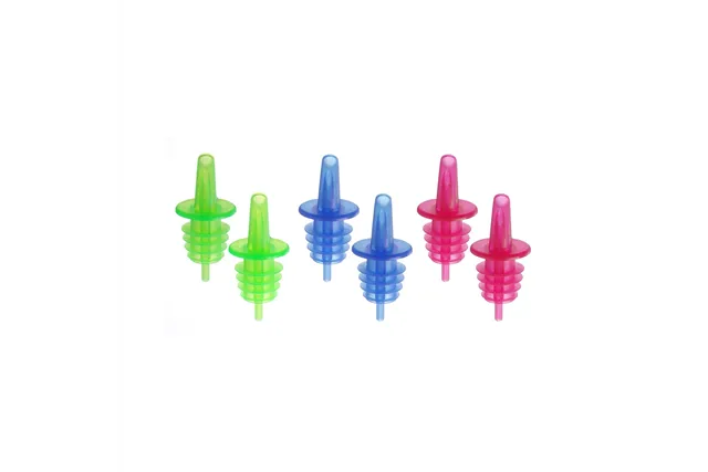 Nalewak, 2 niebieskie, 2 czerwone, 2 zielone, czerwony, 6 szt BarUp 599457