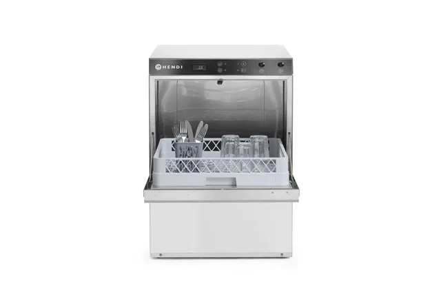 Zmywarka do naczyń 50x50 – sterowana elektromechanicznie, 230V/3600W, 600x570x830mm HENDI 230220