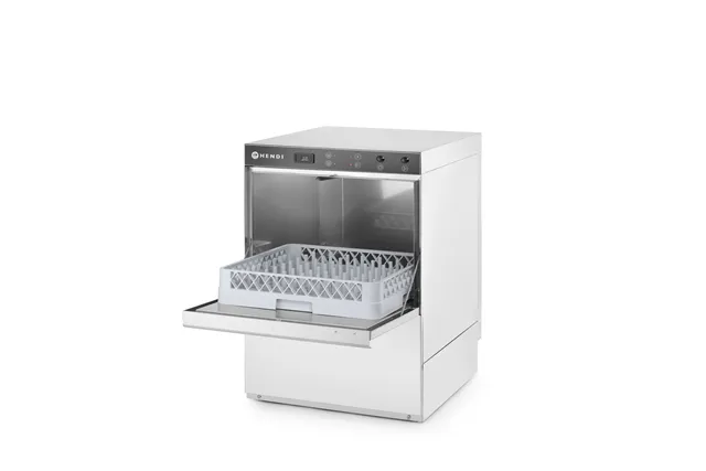 Zmywarka do naczyń 50x50 – sterowana elektromechanicznie, 230V/3600W, 600x570x830mm HENDI 230220